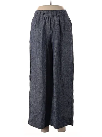 Pre-owned Tahari Linen Pants In Blue