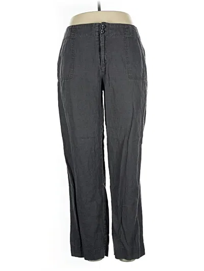 Pre-owned Tahari Linen Pants In Gray