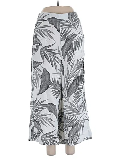 Pre-owned Tahari Linen Pants In Gray