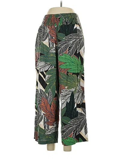 Pre-owned Tahari Linen Pants In Green