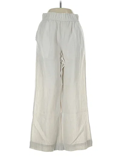 Pre-owned Tahari Linen Pants In Ivory