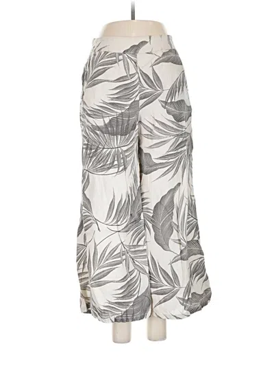 Pre-owned Tahari Linen Pants In Ivory
