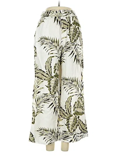 Pre-owned Tahari Linen Pants In White