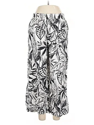 Pre-owned Tahari Linen Pants In White