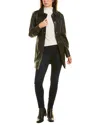 Tahari Liv Leather Jacket In Black