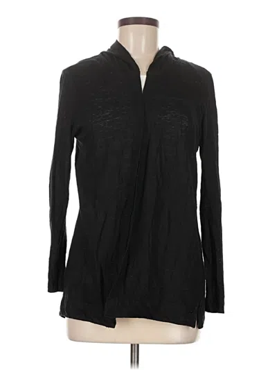 Pre-owned Tahari Long Sleeve Blouse In Black