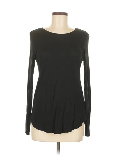 Pre-owned Tahari Long Sleeve T-shirt In Black