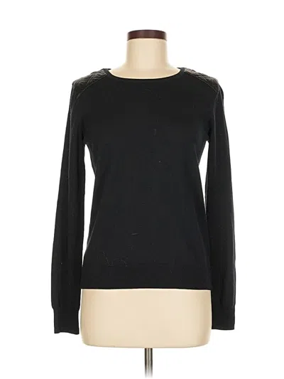 Pre-owned Tahari Long Sleeve T-shirt In Black