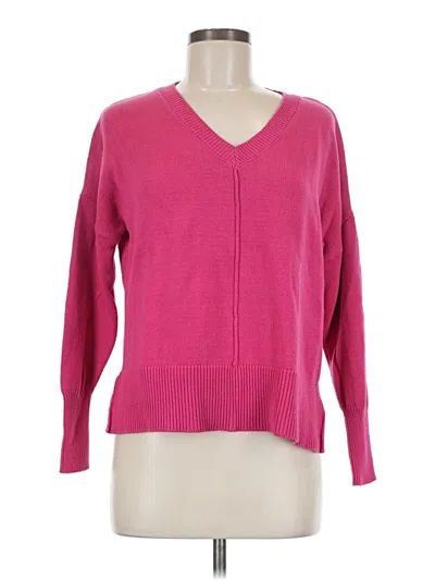Pre-owned Tahari Long Sleeve T-shirt In Pink