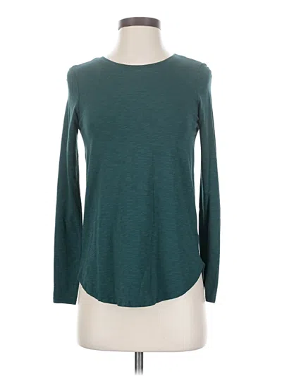 Pre-owned Tahari Long Sleeve T-shirt In Teal