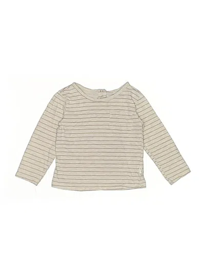 Pre-owned Tahari Kids' Long Sleeve T-shirt In White