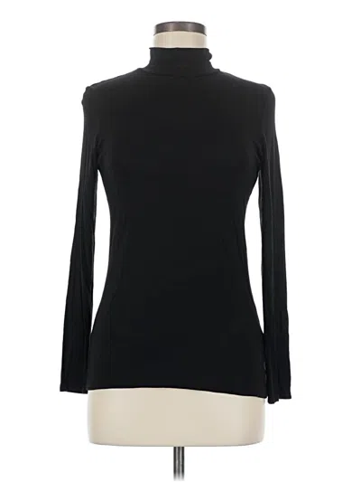 Pre-owned Tahari Long Sleeve Turtleneck In Black