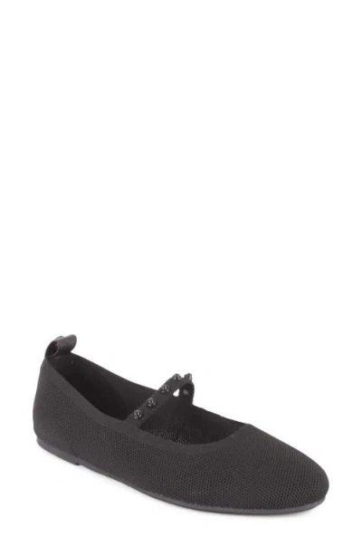 Tahari Madeira Mary Jane Flat In Black