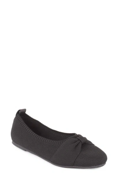Tahari Manchester Ballet Flat In Black