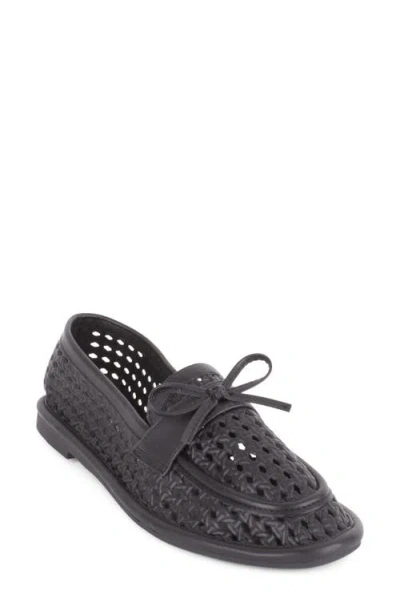 Tahari Maple Cutout Loafer In Black