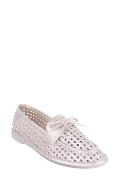 Tahari Maple Cutout Loafer In Gold