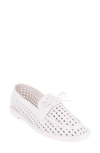 Tahari Maple Cutout Loafer In White