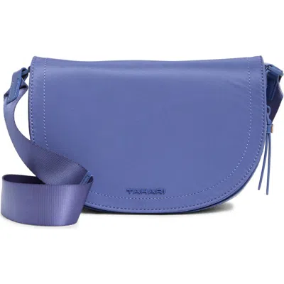 Tahari Marcy Expandable Crescent Crossbody Bag In Dusk Nylon
