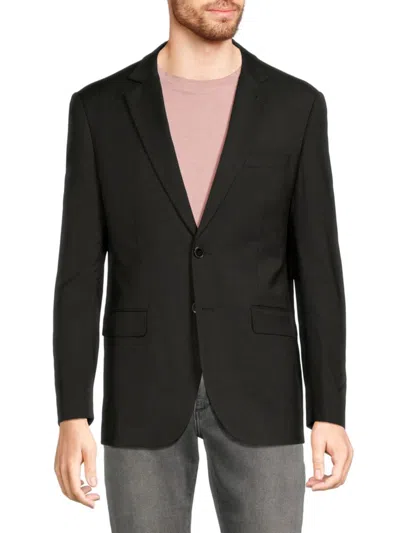 Tahari Men's Slim Fit Notch Lapel Blazer In Black