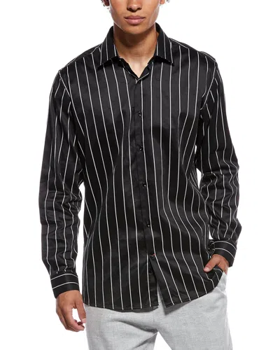 Tahari Modern Fit Dress Shirt In Black