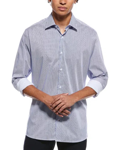 Tahari Modern Fit Dress Shirt In Blue