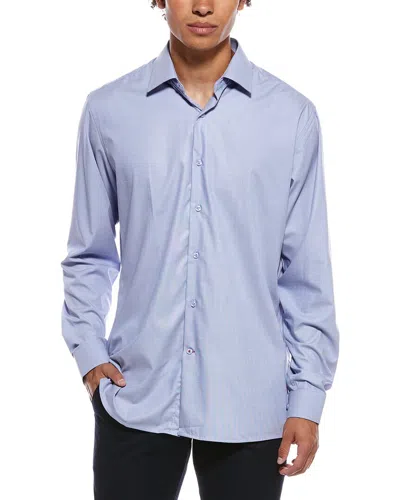 Tahari Modern Fit Dress Shirt In Blue