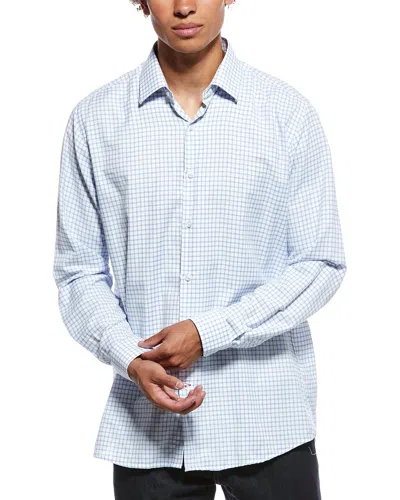 Tahari Modern Fit Dress Shirt In Blue