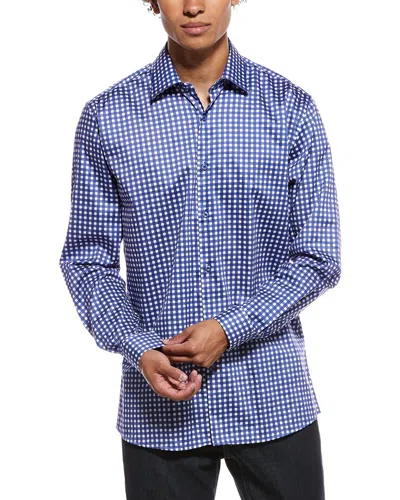 Tahari Modern Fit Dress Shirt In Blue