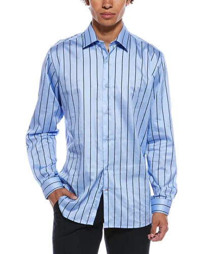 Tahari Modern Fit Dress Shirt In Blue
