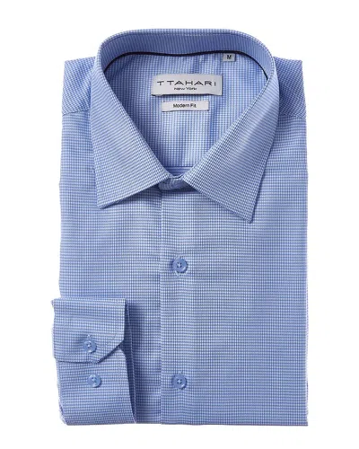 Tahari Modern Fit Dress Shirt In Blue