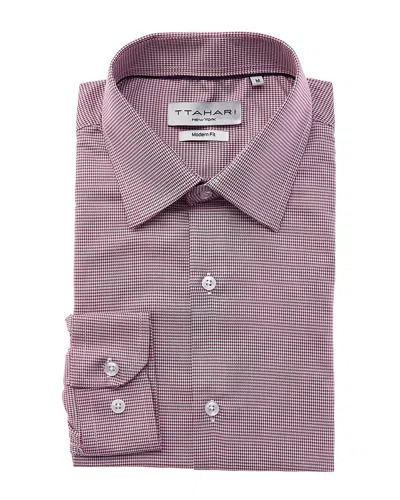 Tahari Modern Fit Dress Shirt In Purple