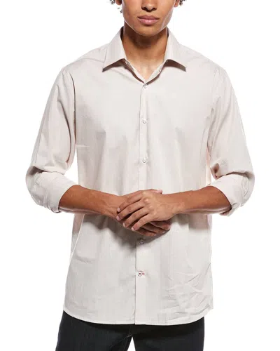 Tahari Modern Fit Dress Shirt In White