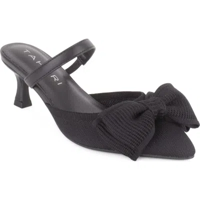 Tahari Monaco Kitten Heel Mule In Black