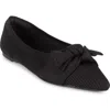 Tahari Montserrat Pointed Toe Flat In Black
