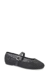 Tahari Open Weave Mary Jane Flat