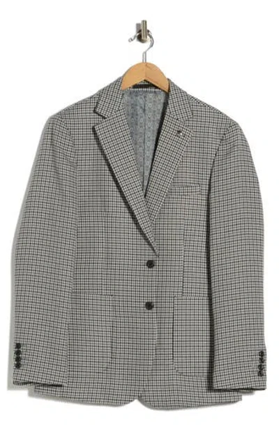Tahari Plaid Slim Fit Sport Coat In Gray