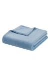 Tahari Plush Throw Blanket In Blue
