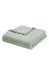 Tahari Plush Throw Blanket In Green