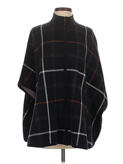 Pre-owned Tahari Poncho In Black