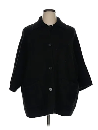 Pre-owned Tahari Poncho In Black