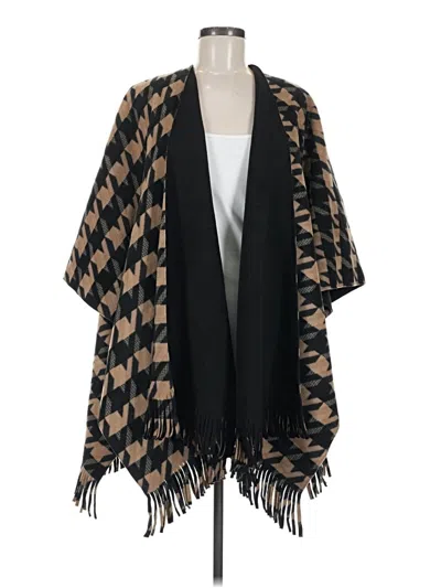Pre-owned Tahari Poncho In Black