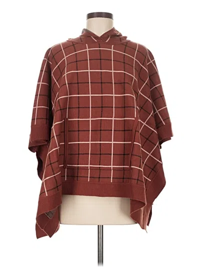 Pre-owned Tahari Poncho In Brown