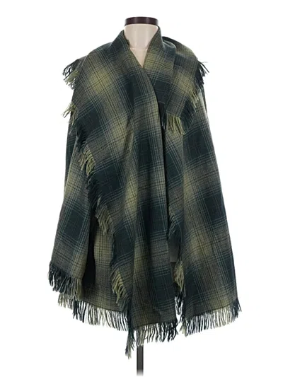 Pre-owned Tahari Poncho In Green