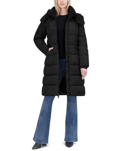 Tahari Puffer Coat In Black