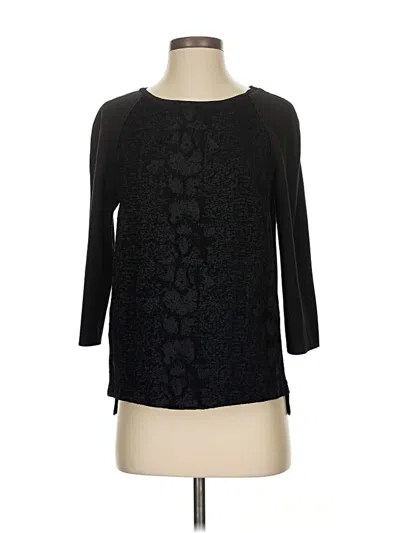 Pre-owned Tahari Pullover Sweater In Black