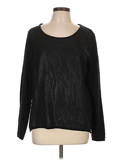 Pre-owned Tahari Pullover Sweater In Black