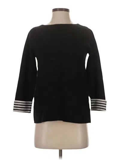 Pre-owned Tahari Pullover Sweater In Black