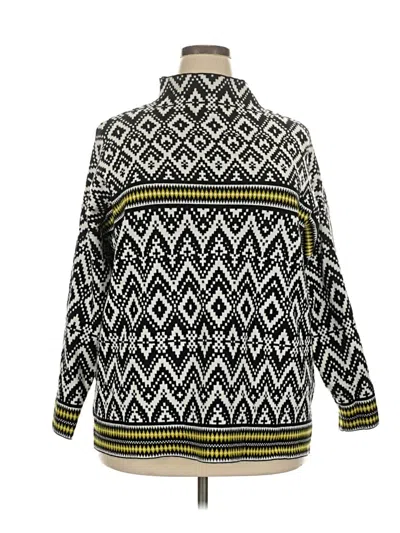 Pre-owned Tahari Pullover Sweater In Black