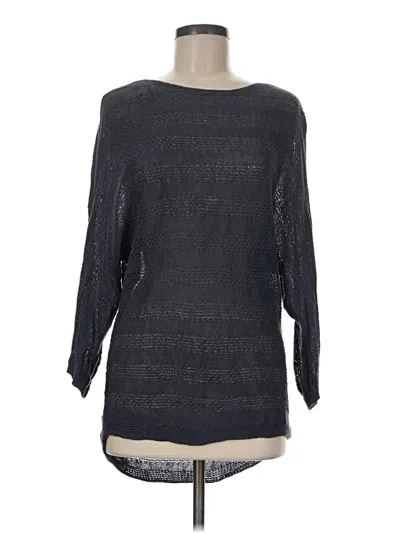 Pre-owned Tahari Pullover Sweater In Black