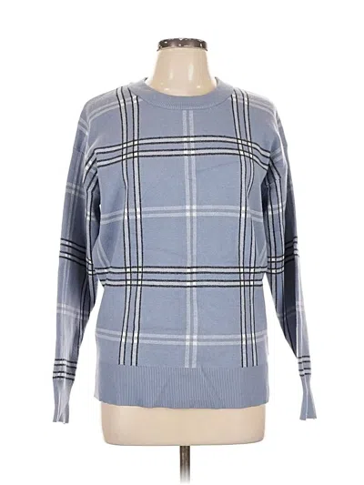 Pre-owned Tahari Pullover Sweater In Blue
